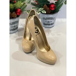 Guess Women's High Heeled Shoes Beige Size 5.5